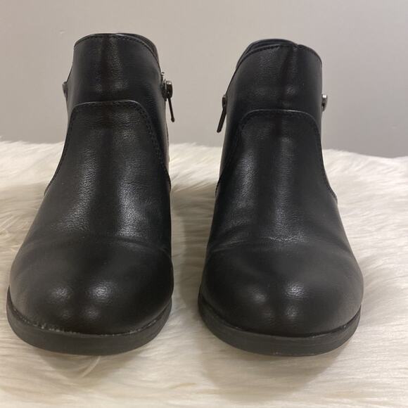 NWT Sun Stone Abby Double Zip Booties Black 6M - Picture 5 of 10